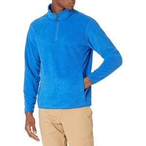 Amazon Essentials Men’s Insulated Fleece Jacket, Quarter-Zip Pullover for Cold Weather(Cobalt Blue)