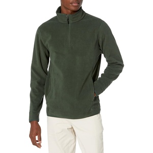 Amazon Essentials Men’s Insulated Fleece Jacket, Quarter-Zip Pullover for Cold Weather(Forest Green)