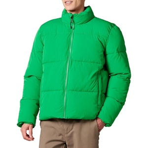 Amazon Essentials Mens Mock Neck Heavyweight Puffer Coat (Available in Big & Tall)(Green)