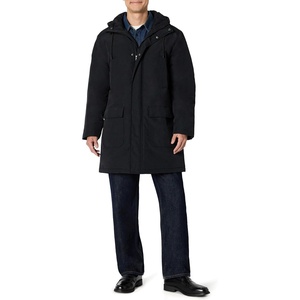Amazon Essentials Men’s Modern Oversized-Fit Heavyweight Parka Jacket(Black)