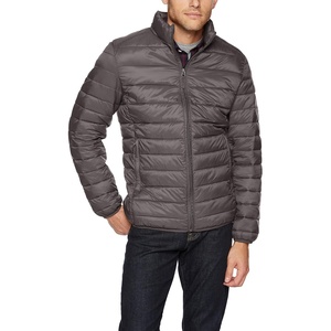 Amazon Essentials Men’s Packable Lightweight Water-Resistant Puffer Jacket (Available in Big & Tall)(Grey)