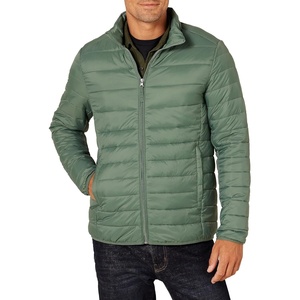 Amazon Essentials Men’s Packable Lightweight Water-Resistant Puffer Jacket (Available in Big & Tall)(Spruce Green)