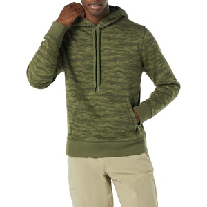 Amazon Essentials Men’s Pullover Sweatshirt Hoodie, Big & Tall Options Available(Abstract Green Camo)