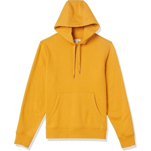 Amazon Essentials Men’s Pullover Sweatshirt Hoodie, Big & Tall Options Available(Gold)