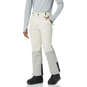 Amazon Essentials Men’s Water-Resistant Insulated Snowboard Ski Snow Pant(Grey Stone Color Block)