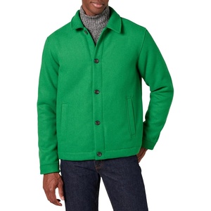 Amazon Essentials Men’s Wool Blend Bomber Jacket (Available in Big & Tall)(Green)