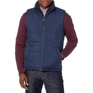 Amazon Essentials mens Mid-weight Puffer Vest(Navy)