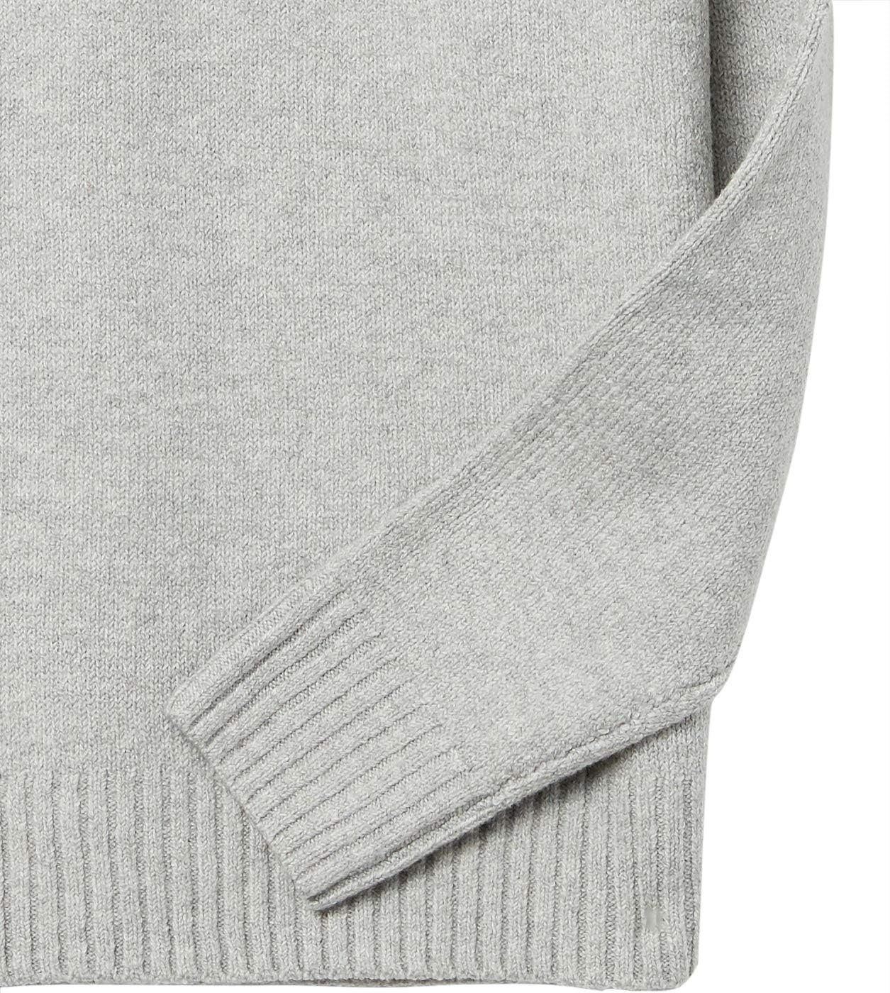 image:imageAmazon Essentials Mens LongSleeve Soft Touch Cotton Blend Turtleneck SweaterLight Grey