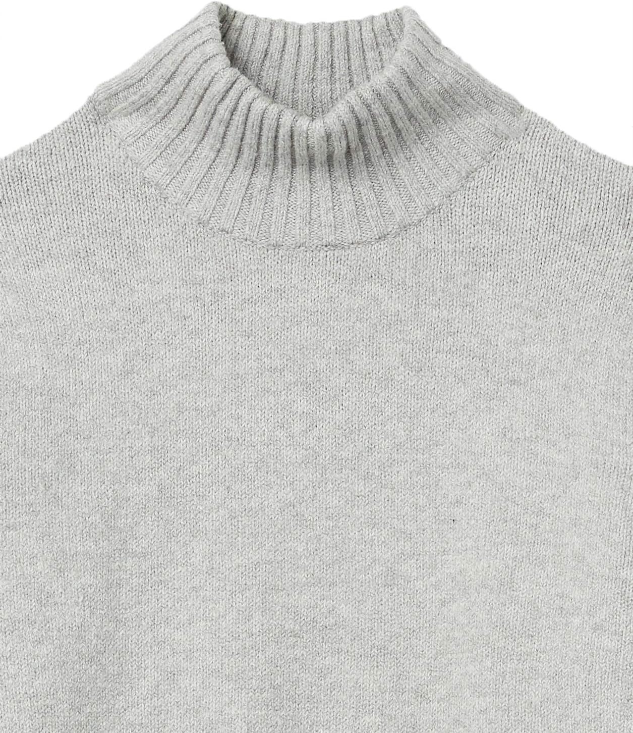 image:imageAmazon Essentials Mens LongSleeve Soft Touch Cotton Blend Turtleneck SweaterLight Grey