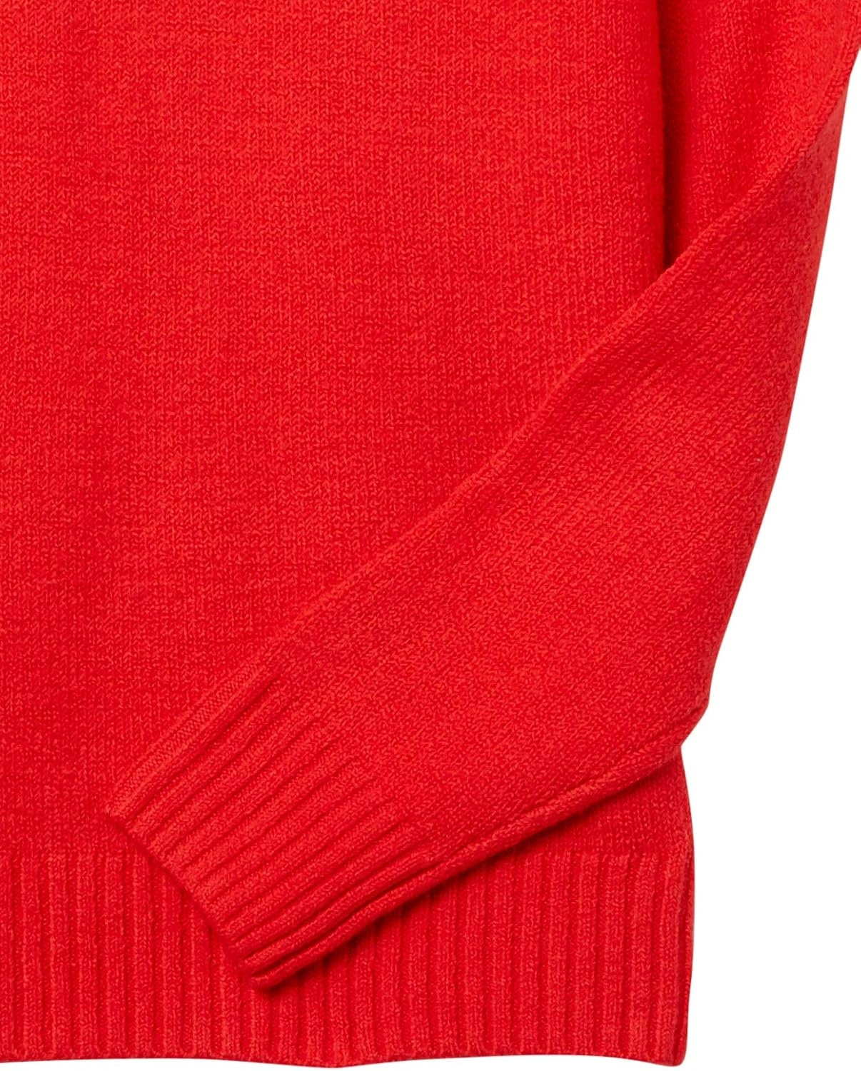image:imageAmazon Essentials Mens LongSleeve Soft Touch Cotton Blend Turtleneck SweaterRed