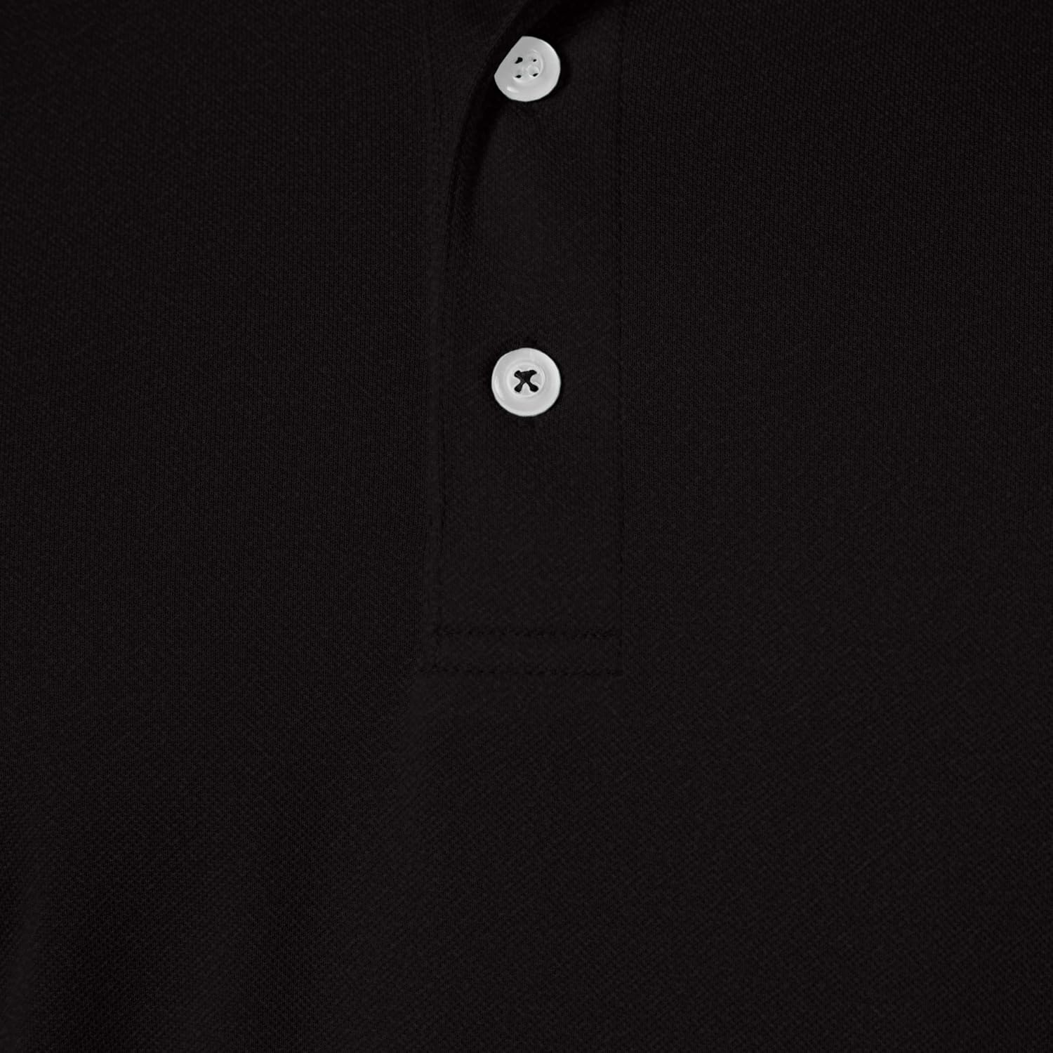 image:imageAmazon Essentials Mens Regular Fit Golf Polo Shirt MoistureWicking Quick Dry Recycled Polyester Short SleeveBlack