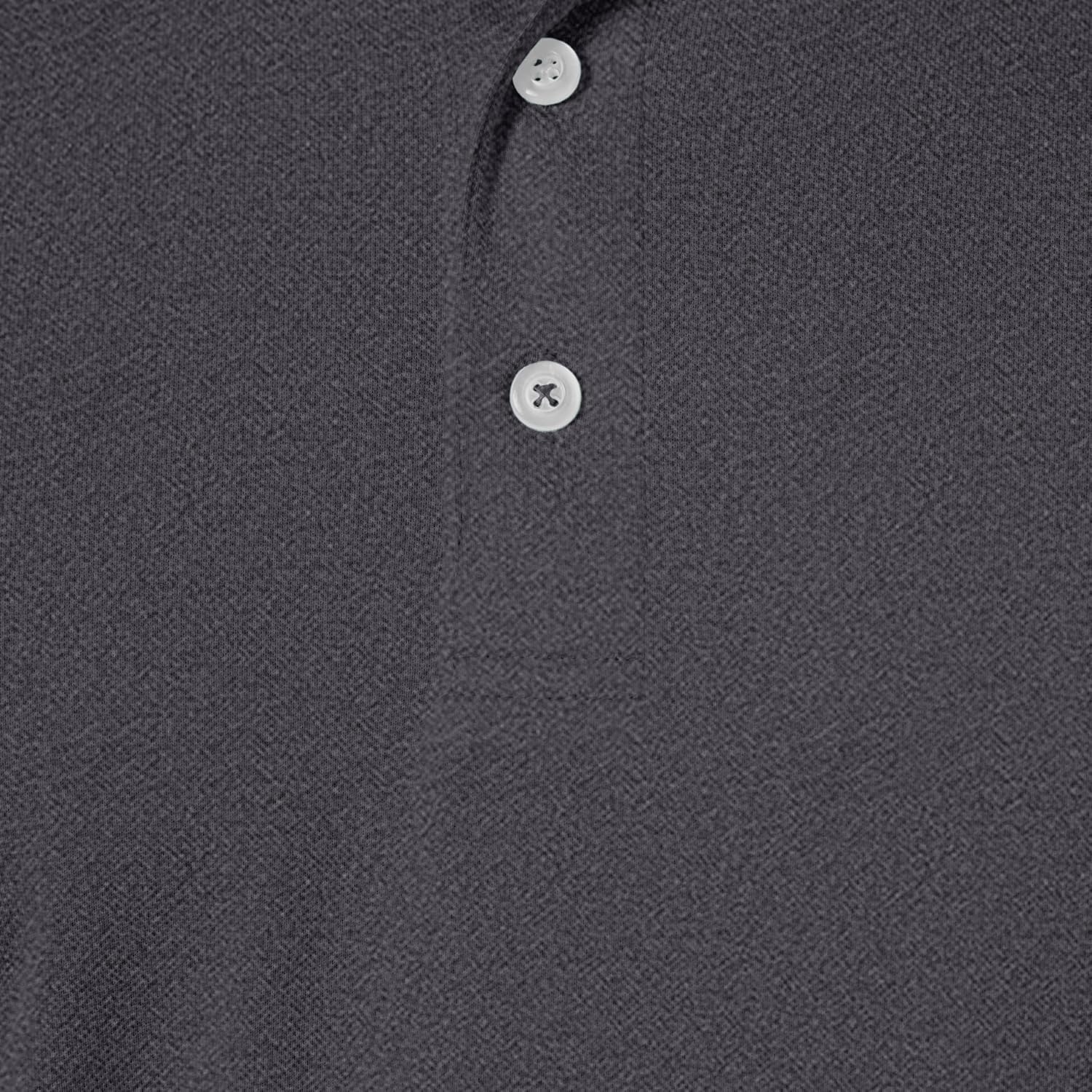 image:imageAmazon Essentials Mens Regular Fit Golf Polo Shirt MoistureWicking Quick Dry Recycled Polyester Short SleeveDark Grey Heather