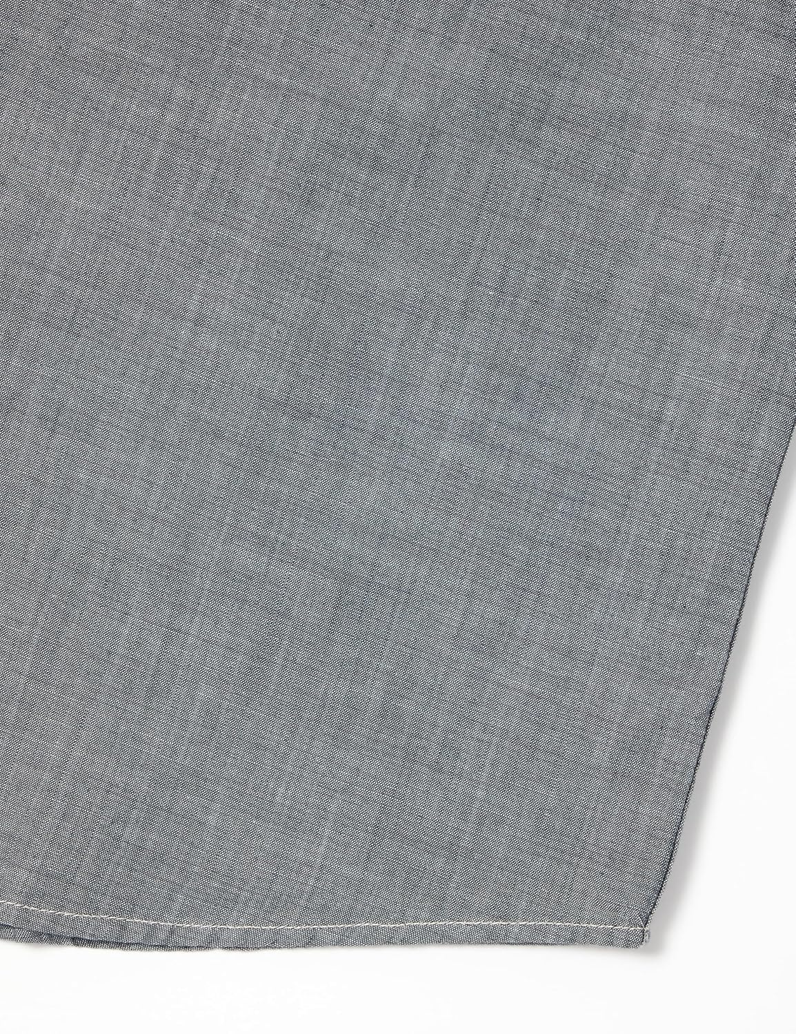 image:imageAmazon Essentials Mens RegularFit LongSleeve Lightweight Cotton Chambray Shirt with PocketsGrey
