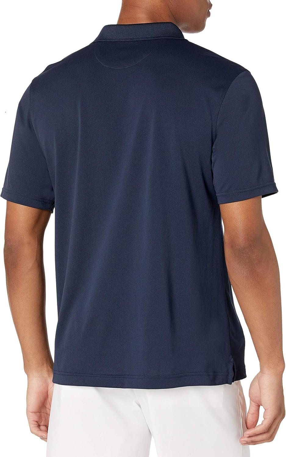 image:imageAmazon Essentials Mens RegularFit QuickDry Golf Polo Shirt Discontinued ColorsDark Navy