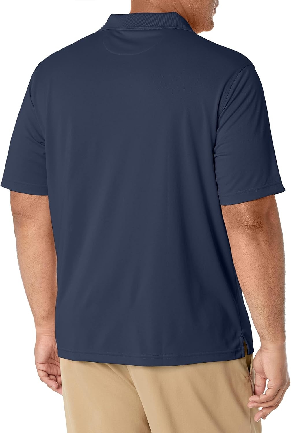 image:imageAmazon Essentials Mens RegularFit QuickDry Golf Polo Shirt Discontinued ColorsDark Navy
