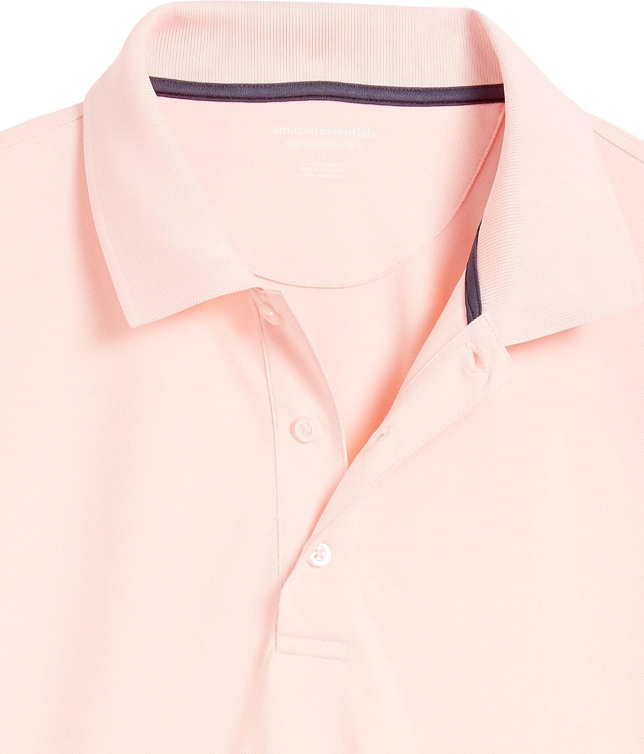 image:imageAmazon Essentials Mens RegularFit QuickDry Golf Polo Shirt Discontinued ColorsPink