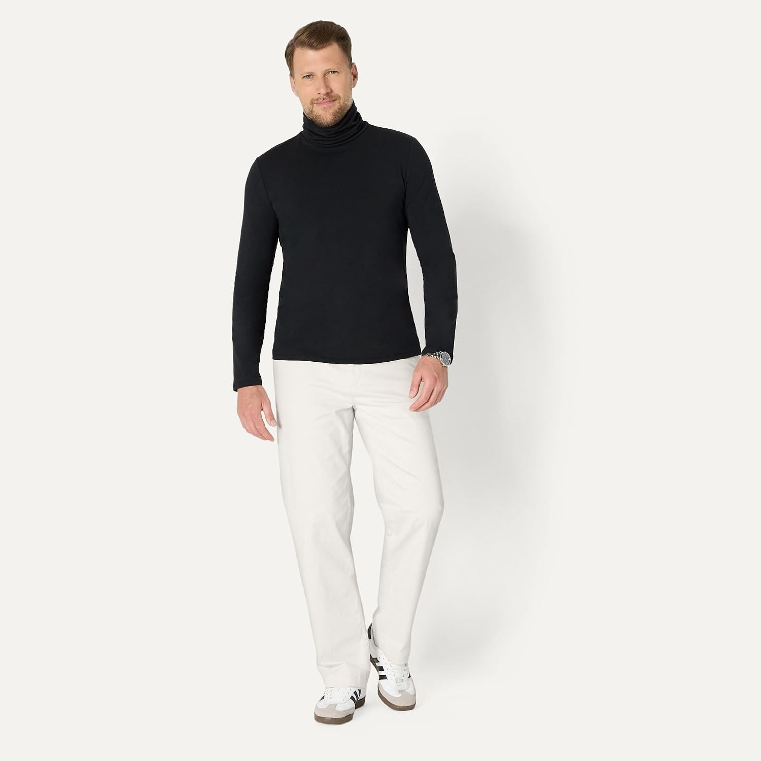 image:imageAmazon Essentials Mens Slim Fit Turtleneck ShirtBlack