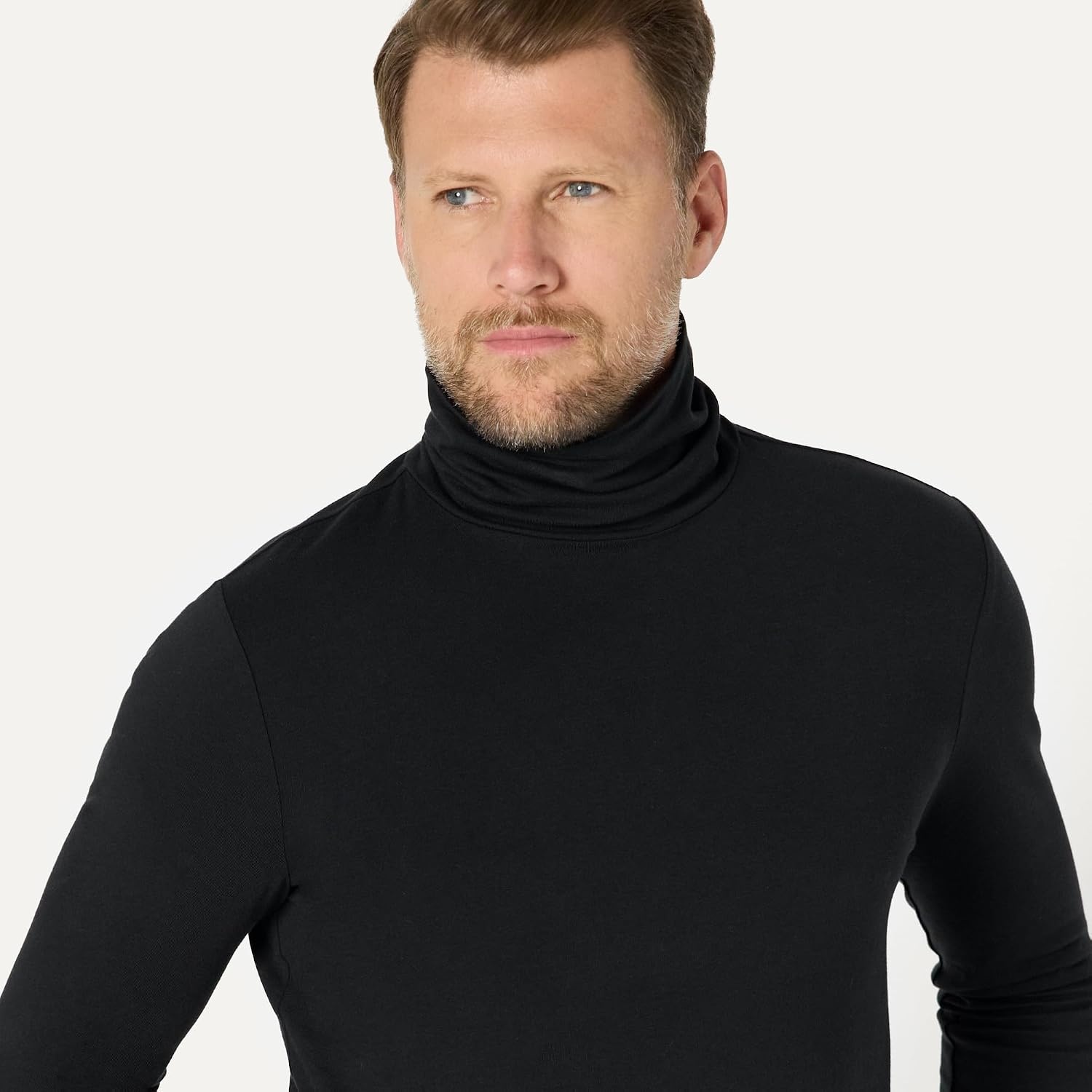 image:imageAmazon Essentials Mens Slim Fit Turtleneck ShirtBlack