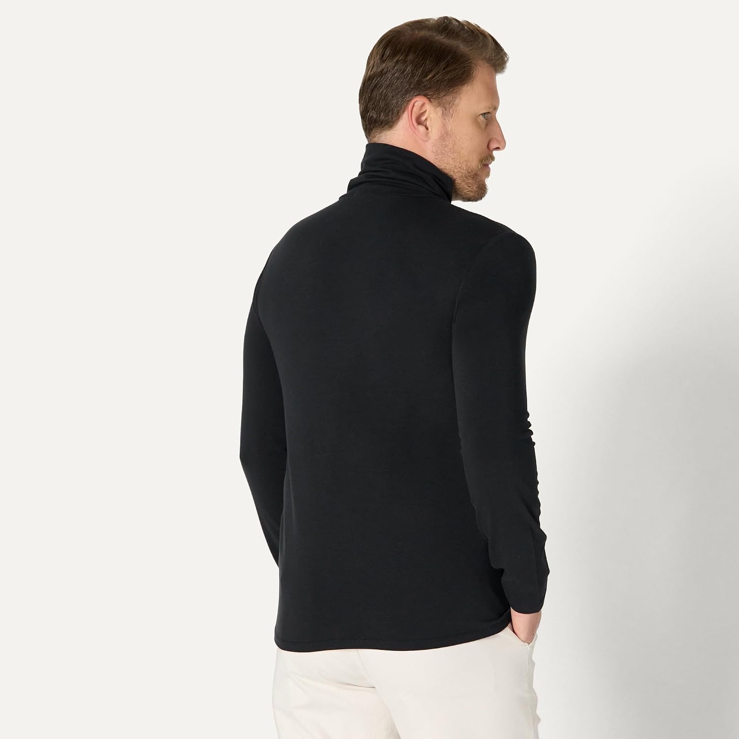image:imageAmazon Essentials Mens Slim Fit Turtleneck ShirtBlack