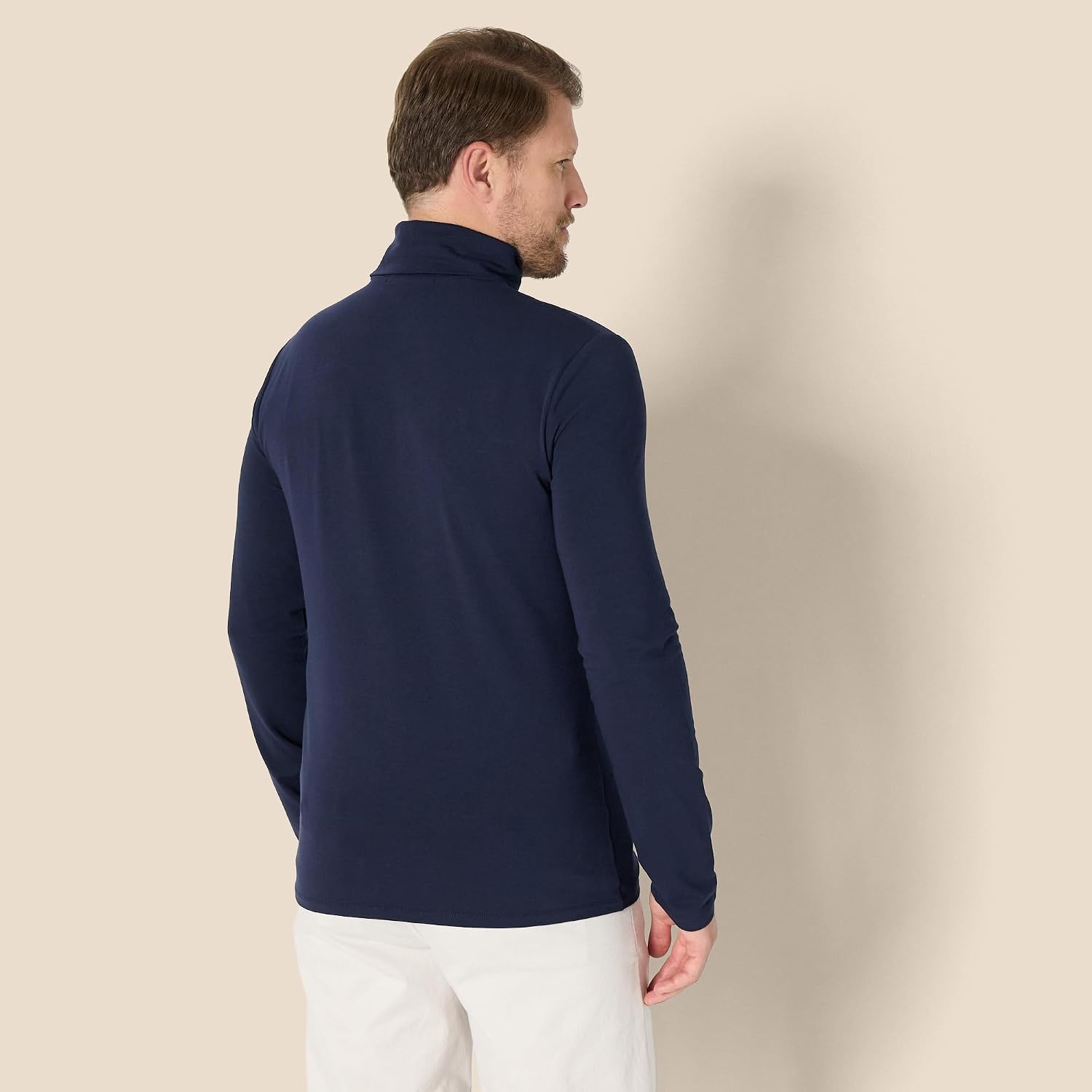 image:imageAmazon Essentials Mens Slim Fit Turtleneck ShirtNavy