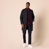 Amazon Essentials Men’s 100% Cotton Rib Knit Turtleneck Sweater(Burgundy)
