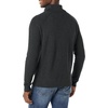 Amazon Essentials Men’s 100% Cotton Rib Knit Turtleneck Sweater(Charcoal Heather)