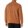 Amazon Essentials Men’s 100% Cotton Rib Knit Turtleneck Sweater(Dark Camel)