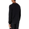 Amazon Essentials Men’s Crewneck Cable Cotton Pullover Sweater(Black)