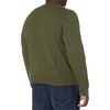 Amazon Essentials Men’s Crewneck Cable Cotton Pullover Sweater(Olive Heather)