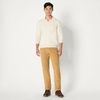 Amazon Essentials Men’s Long Sleeve Regular-Fit Knit Polo Sweater(Sand Heather)