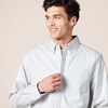 Amazon Essentials Men’s Long Sleeve Shirt – Regular-Fit, Pocket Stretch Oxford (Available in Big & Tall)(Light Grey)