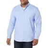 Amazon Essentials Men’s Long Sleeve Shirt – Regular-Fit, Pocket Stretch Oxford (Available in Big & Tall)(Powder Blue)