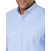Amazon Essentials Men’s Long Sleeve Shirt – Regular-Fit, Pocket Stretch Oxford (Available in Big & Tall)(Powder Blue)