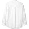 Amazon Essentials Men’s Long Sleeve Shirt – Regular-Fit, Pocket Stretch Oxford (Available in Big & Tall)(White)
