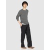 Amazon Essentials Men’s Long Sleeve Slim-Fit Waffle Thermal Shirt with Ribbed Trim(Charcoal)