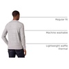 Amazon Essentials Men’s Long Sleeve Slim-Fit Waffle Thermal Shirt with Ribbed Trim(Light Grey Heather)