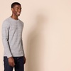 Amazon Essentials Men’s Long Sleeve Slim-Fit Waffle Thermal Shirt with Ribbed Trim(Light Grey Heather)