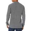 Amazon Essentials Men’s Long Sleeve Waffle Henley Shirt(Charcoal)