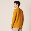 Amazon Essentials Men’s Long Sleeve Waffle Henley Shirt(Gold)