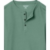 Amazon Essentials Men’s Long Sleeve Waffle Henley Shirt(Green)