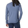 Amazon Essentials Men’s Long Sleeve Waffle Henley Shirt(Indigo)