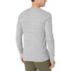 Amazon Essentials Men’s Long Sleeve Waffle Henley Shirt(Light Grey Heather)