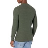 Amazon Essentials Men’s Long Sleeve Waffle Henley Shirt(Olive Heather)