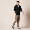 Amazon Essentials Men’s Long-Sleeve Cardigan With Shawl-Collar(Black)
