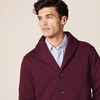 Amazon Essentials Men’s Long-Sleeve Cardigan With Shawl-Collar(Burgundy)