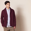 Amazon Essentials Men’s Long-Sleeve Cardigan With Shawl-Collar(Burgundy)