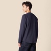 Amazon Essentials Men’s Long-Sleeve Henley Shirt(Navy)