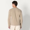 Amazon Essentials Men’s Long-Sleeve Henley Shirt(Taupe)