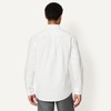 Amazon Essentials Men’s Long-Sleeve Pocket Oxford Shirt(White)