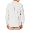 Amazon Essentials Men’s Long-Sleeve Regular-Fit Cotton Thermal Waffle Knit Shirt(Light Grey White Vertical Stripe)